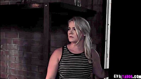 Crazy Step son Manipulated By Step dad To Practice Bdsm On Step mom