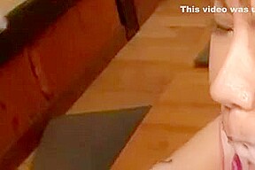 Crazy amateur Facial, POV xxx scene