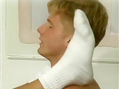 Crazy male pornstars Alec Powers and Tanner Reeves in horny frat/college, sports gay adult movie
