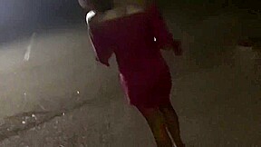 Creamy quickie behind bar *we got caught*