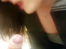 Crowded Fitting Room teen 18+ Blowjob