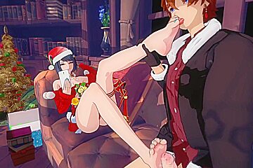Curvaceous 3d Beauties Giving Mind-blowing Footjob In An Anime Compila
