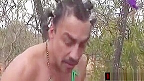 Cute African teen 18+ Gets Fucked In The Forest While Tied Up