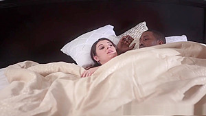 Cute Step sister wakes up her stepbrother's BBC