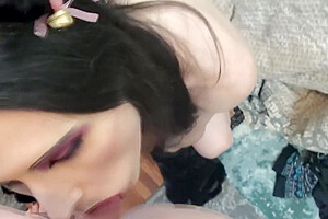 Cute Tranny Kitty Sucks And Rides Cock