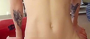 Cute babe gets fucked in tight pussy 