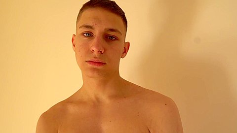 Cute blonde teen given 1st spanking