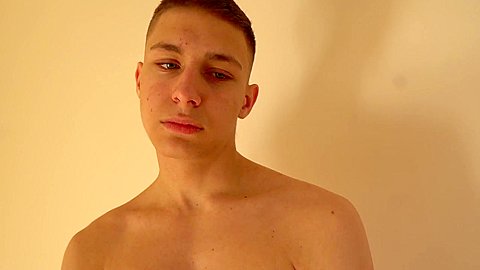 Cute blonde teen given 1st spanking