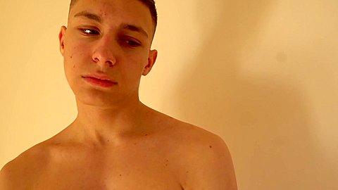 Cute blonde teen given 1st spanking