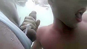 Cute cub first deepthroat