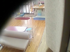 Cute girl spied when she pissed