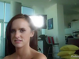 Cute redhead teen 18+ Jayden fucking and taking facial cumshot
