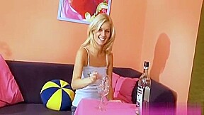 Czech blonde babe having pussy fucked