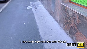 DEBT4k  Sex with collector is the way curvy beauty pays off her rent