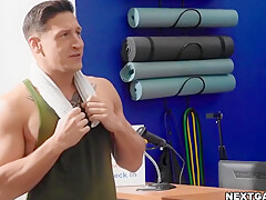 Dalton Riley And Roman Todd - Has A Private Gym Session With In His Gym