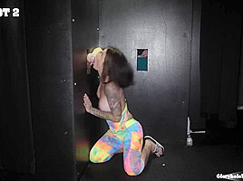 Damn Betty!13 cumshots swallowed in our gloryhole!