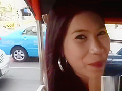 Delicate asian brunette got penetrated