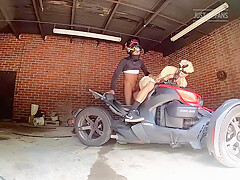 Delicious Black Biker Boy Porn