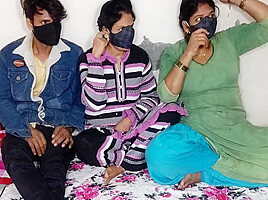Desi Foursome Do Desi Indian Bhabhi Ki Chudai With Asian Milf