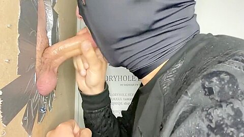 Diqsuqr - Straight Curious Arab Deepthroated At Gloryhole!