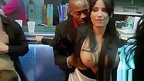 Dirty slags suck and fuck large dicks in public