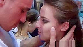 Dirty slags suck and fuck large dicks in public