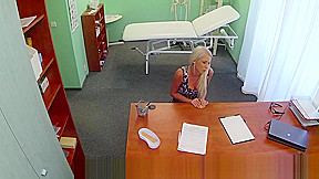 Doctor pussy fucks his wife in his office