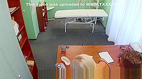 Doctor pussy fucks his wife in his office