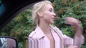 Dude banged blonde Russian hitchhiker