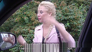 Dude banged blonde Russian hitchhiker