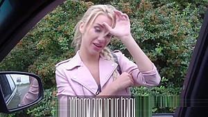Dude banged blonde Russian hitchhiker