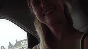 Dutch whore in stockings rides tourist
