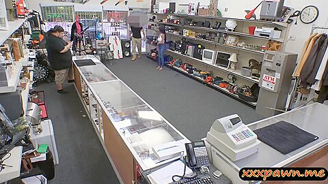 Ebony Sells Her Car And Banged By Pawn Keeper