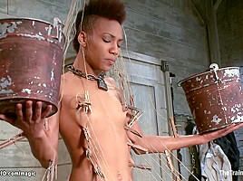 Ebony Trained And Whipped With Nikki Darling