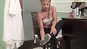Ebony babysitter Zoey Reyes plowed and blasted with cum