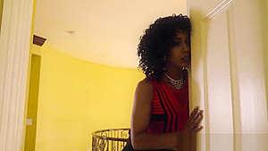 Ebony chick Misty gets pussy licked and banged