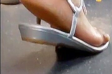 Ebony women's sexy ass arch feet (making my dick rock hard)