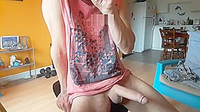 Edge on stool by a cloudy day #1