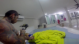 Ela estava dormindo    