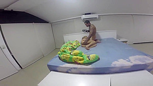 Ela estava dormindo    
