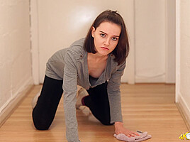 Emily in I Want A Pay Rise - DownblouseJerk