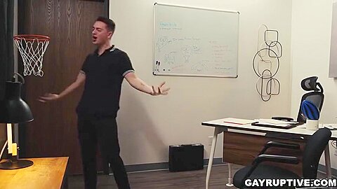 Employee Getting Fucked By His Boss Inside His Office With Masyn Thorne And Carter Woods