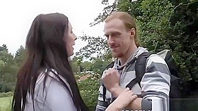 English milf sucking dick with lace gloves on