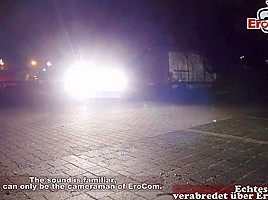 EroCom Date - Funny User Date casting with german fitness blonde and a fat guy