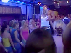 European girls sucking in public