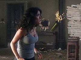 Everly (2014) - Salma Hayek's Sexy Breasts and Ass
