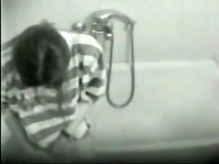 Every morning my girlfriend masturbate in bathroom