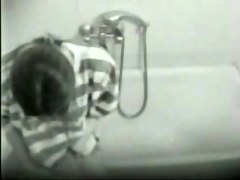 Every morning my girlfriend masturbate in bathroom
