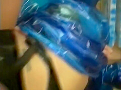 Excellent Babe In Bllue Mask Gets Dick Deeply Inside Her Cunt Staying In Bathroom