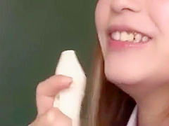 Excellent porn video Solo girl incredible unique